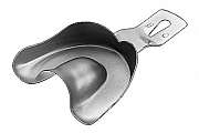 Impression tray Ehricke non-perforated upper jaw