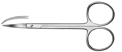 Gum scissors serrated