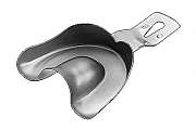 Impression tray Ehricke non-perforated upper jaw