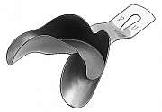 Impression tray Ehricke non-perforated upper jaw