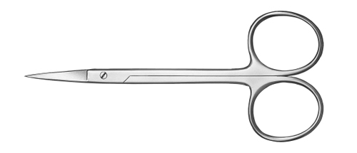 Gum scissors serrated